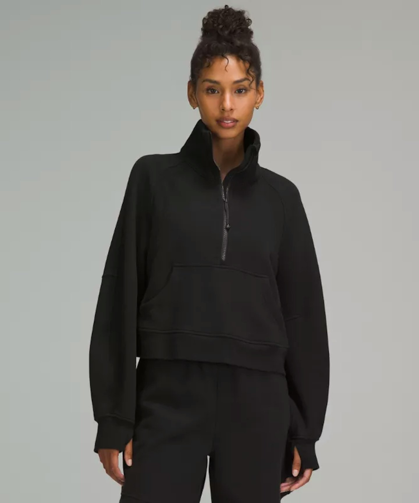 lululemon zip up running top 