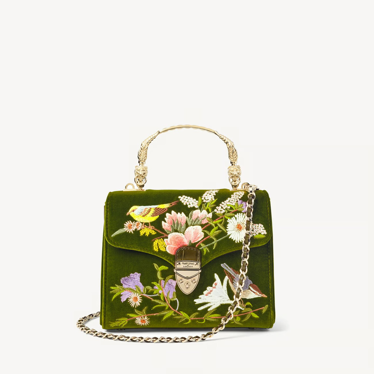 embroidered mayfair bag