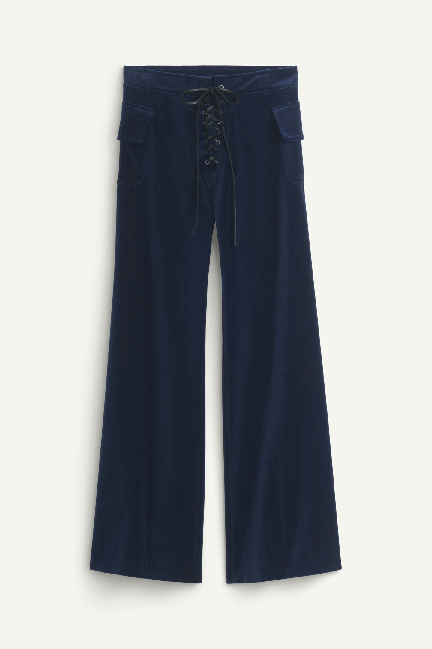 kate moss x zara lace-up trousers
