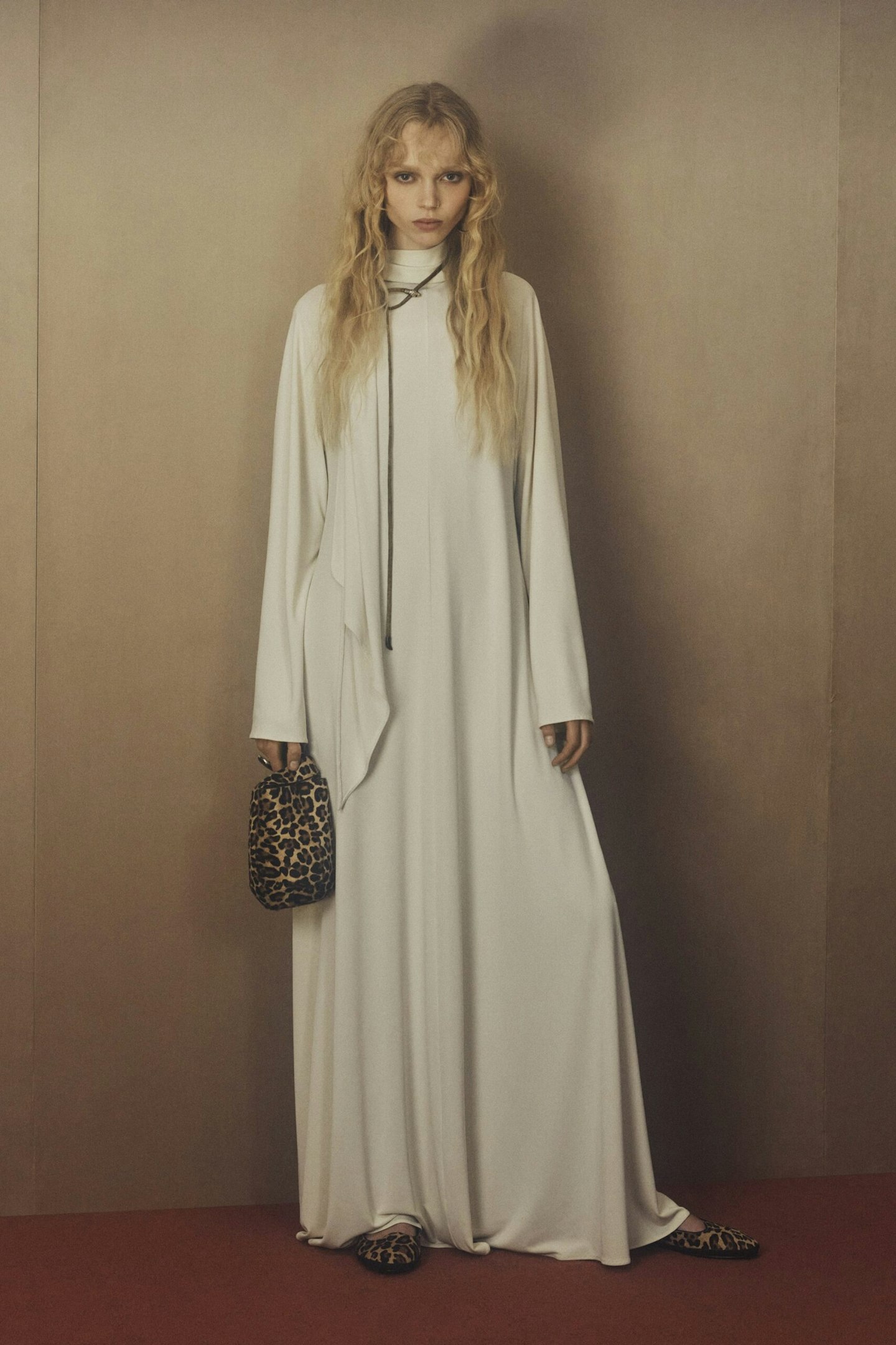 Kate Moss x Zara cream dress