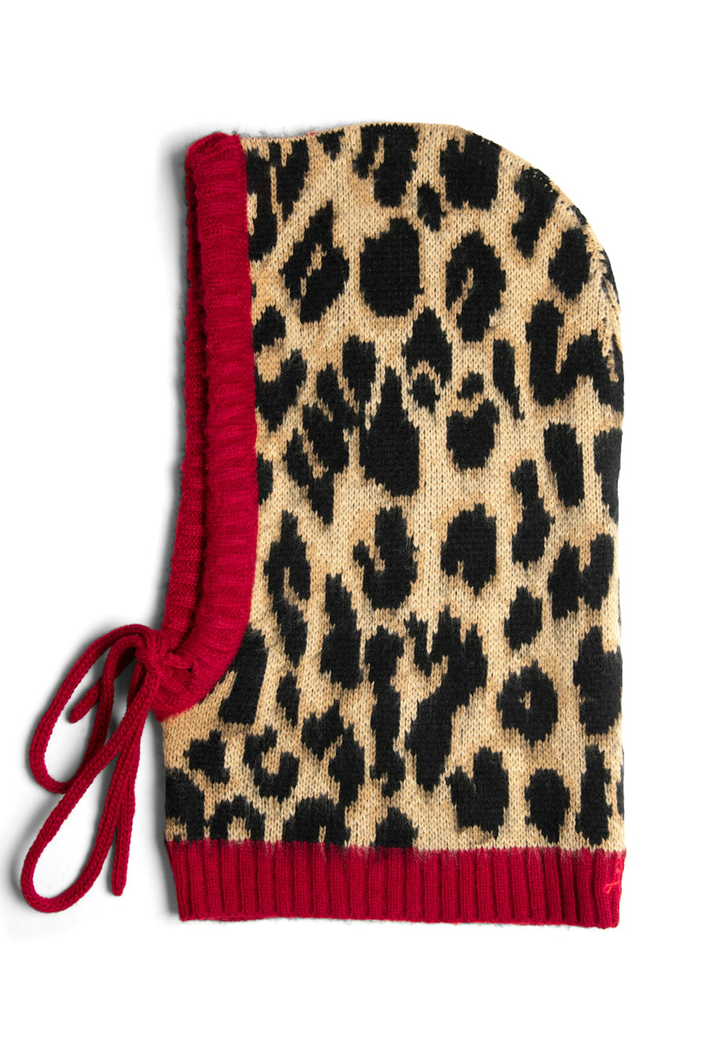 Damson Madder, Hood in Leopard With Red Tie