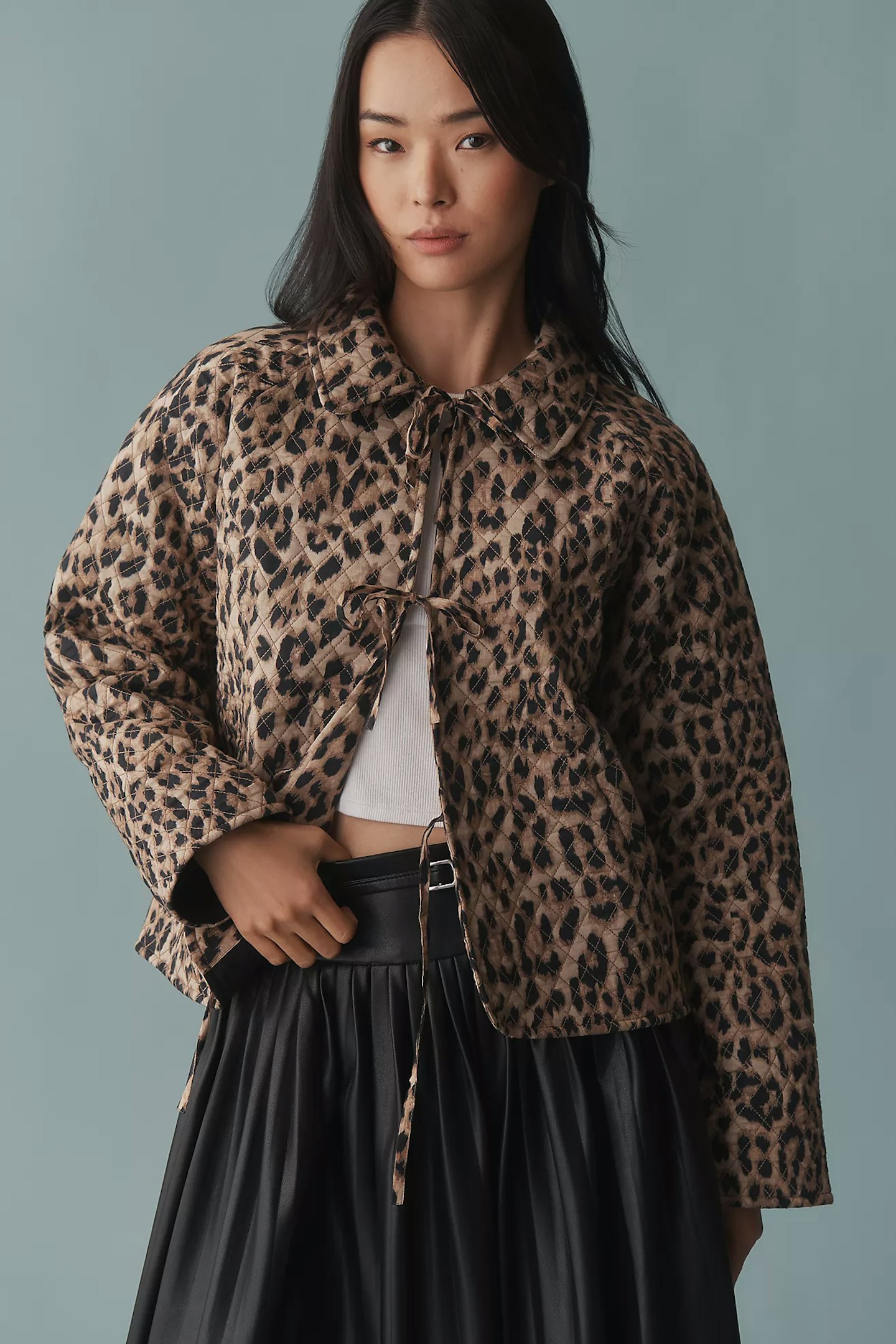 Let Me Be, Leopard Quilted Jacket