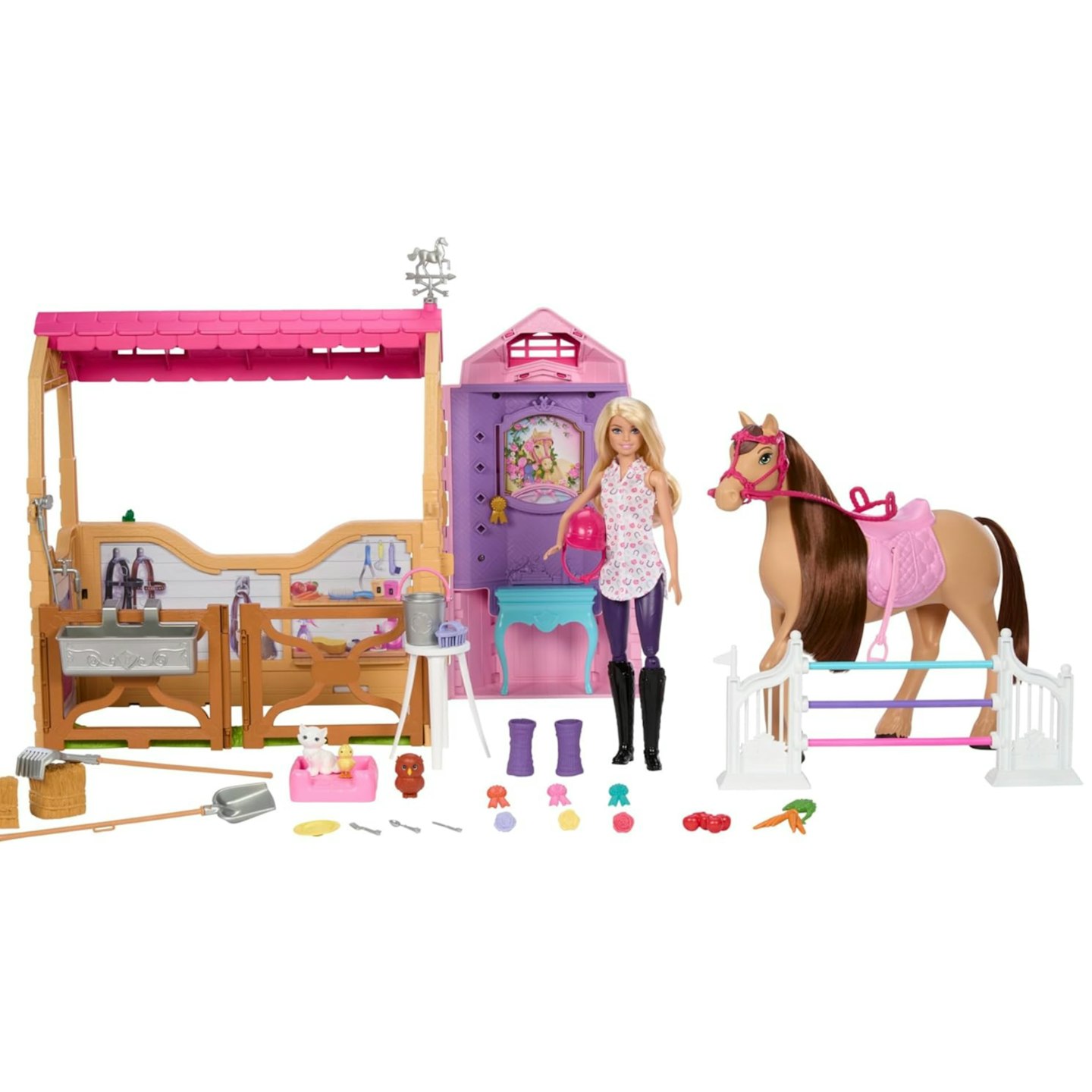 Barbie Toy Stable Playset with Doll