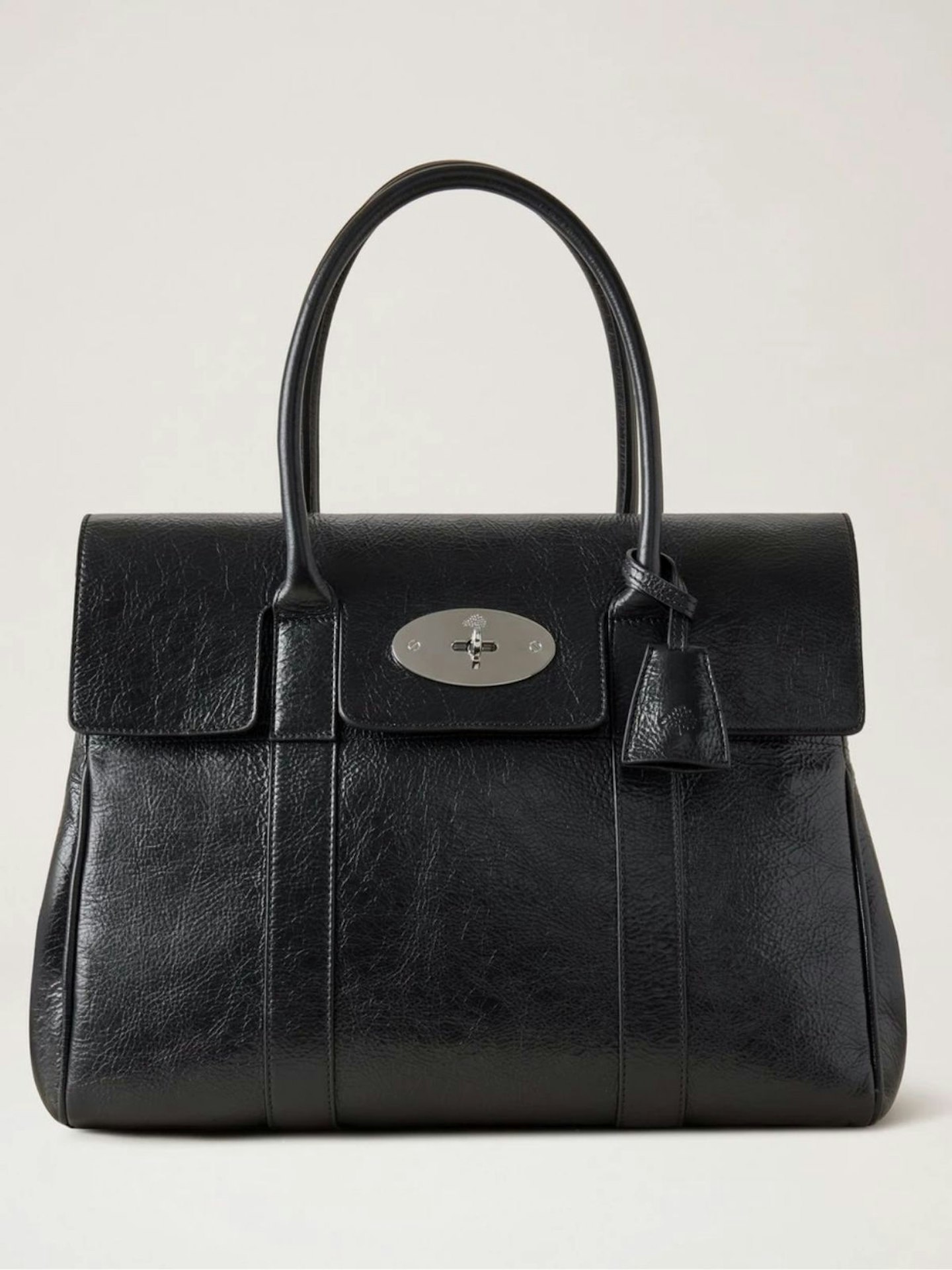 Bayswater Black High Shine Calf Leather