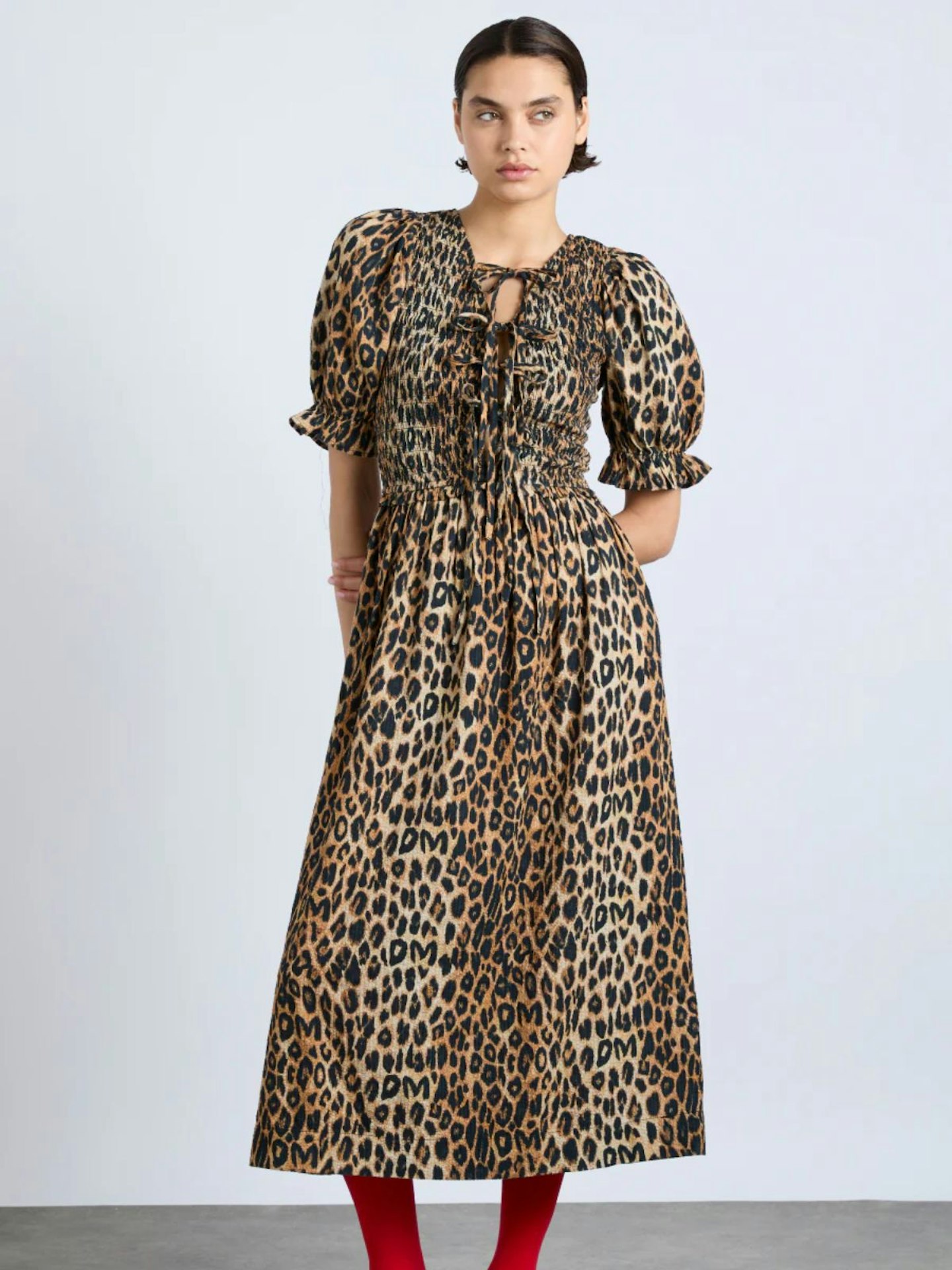 Bluebelle Midi Dress - Leopard 