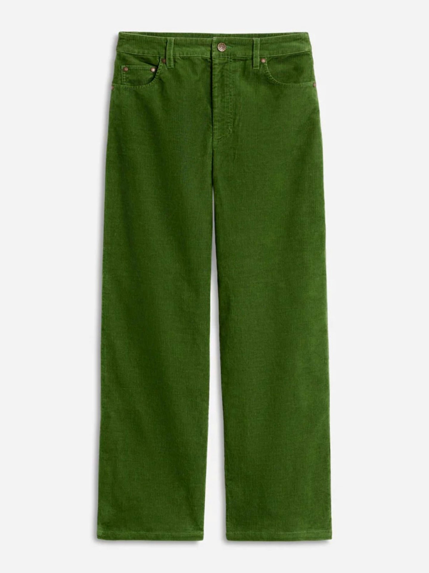 Boden, High Rise Straight Cord Jeans