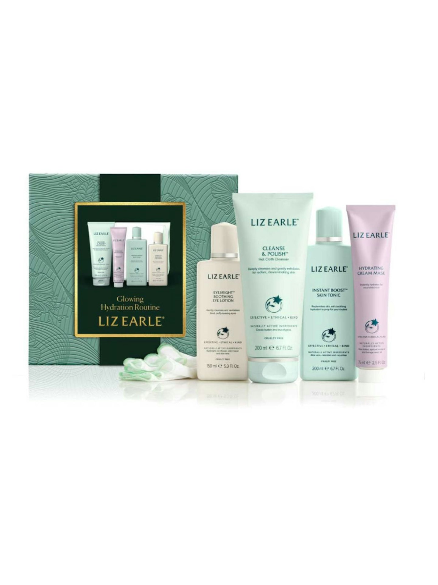 Liz Earle, Glowing Hydrating Routine 4 Full-Size Piece Gift Set