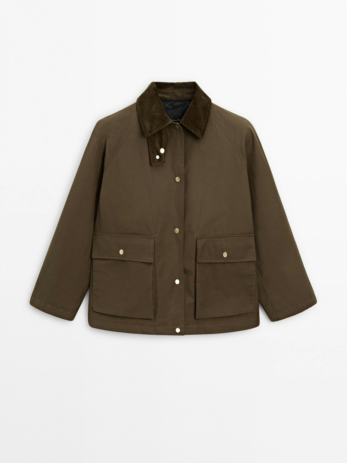 Massimo Dutti, Cotton Waxed Jacket