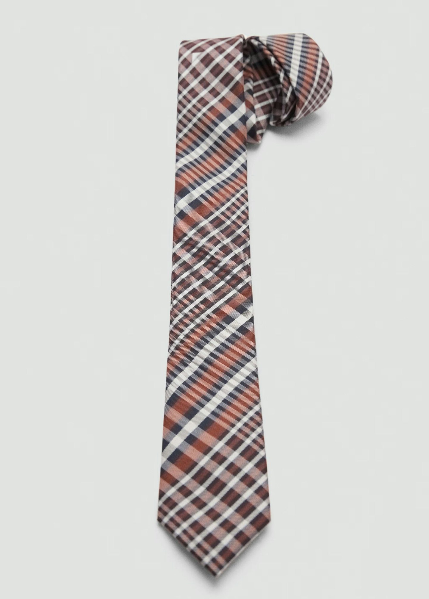 mango check tie