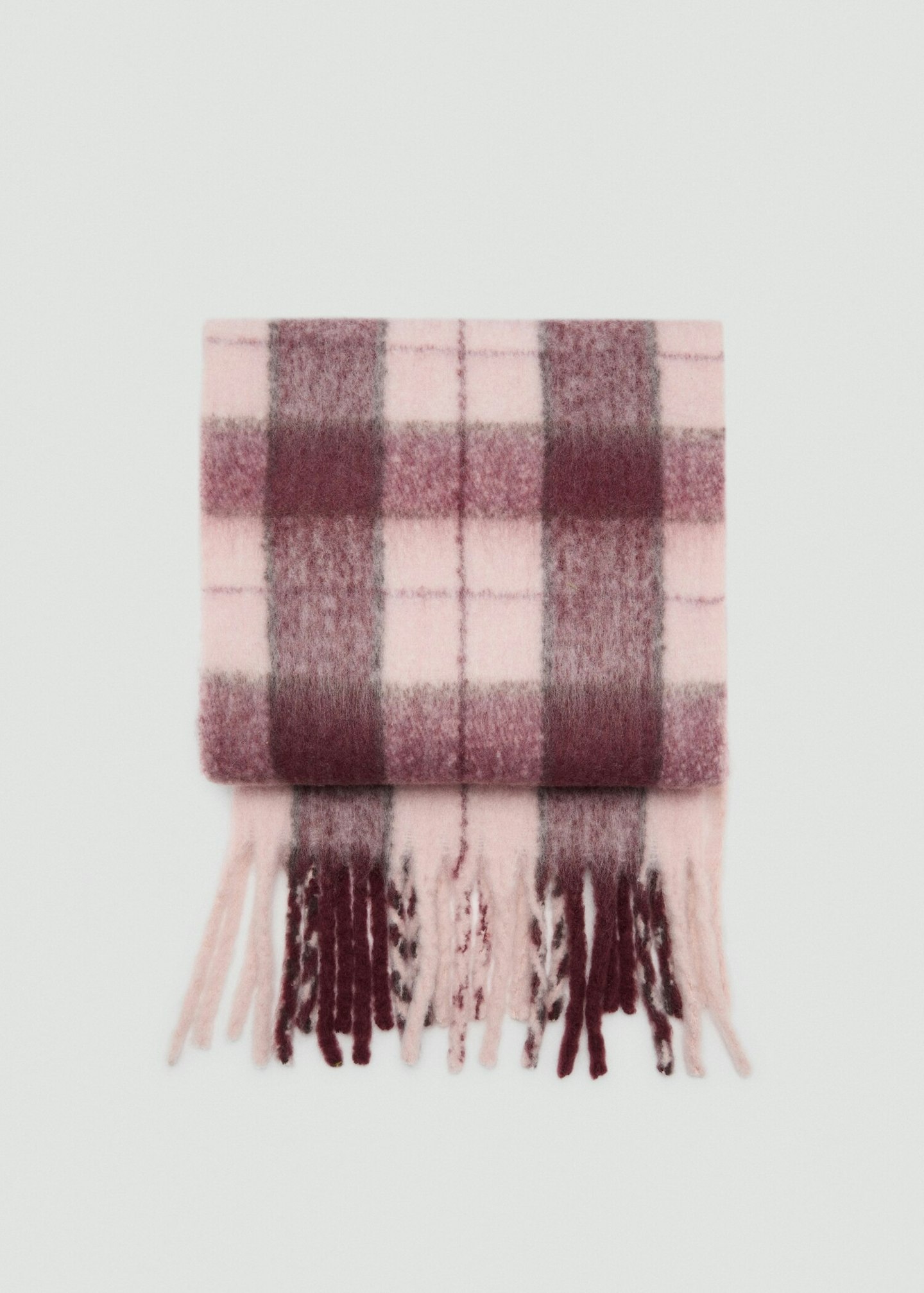 Mango checked scarf