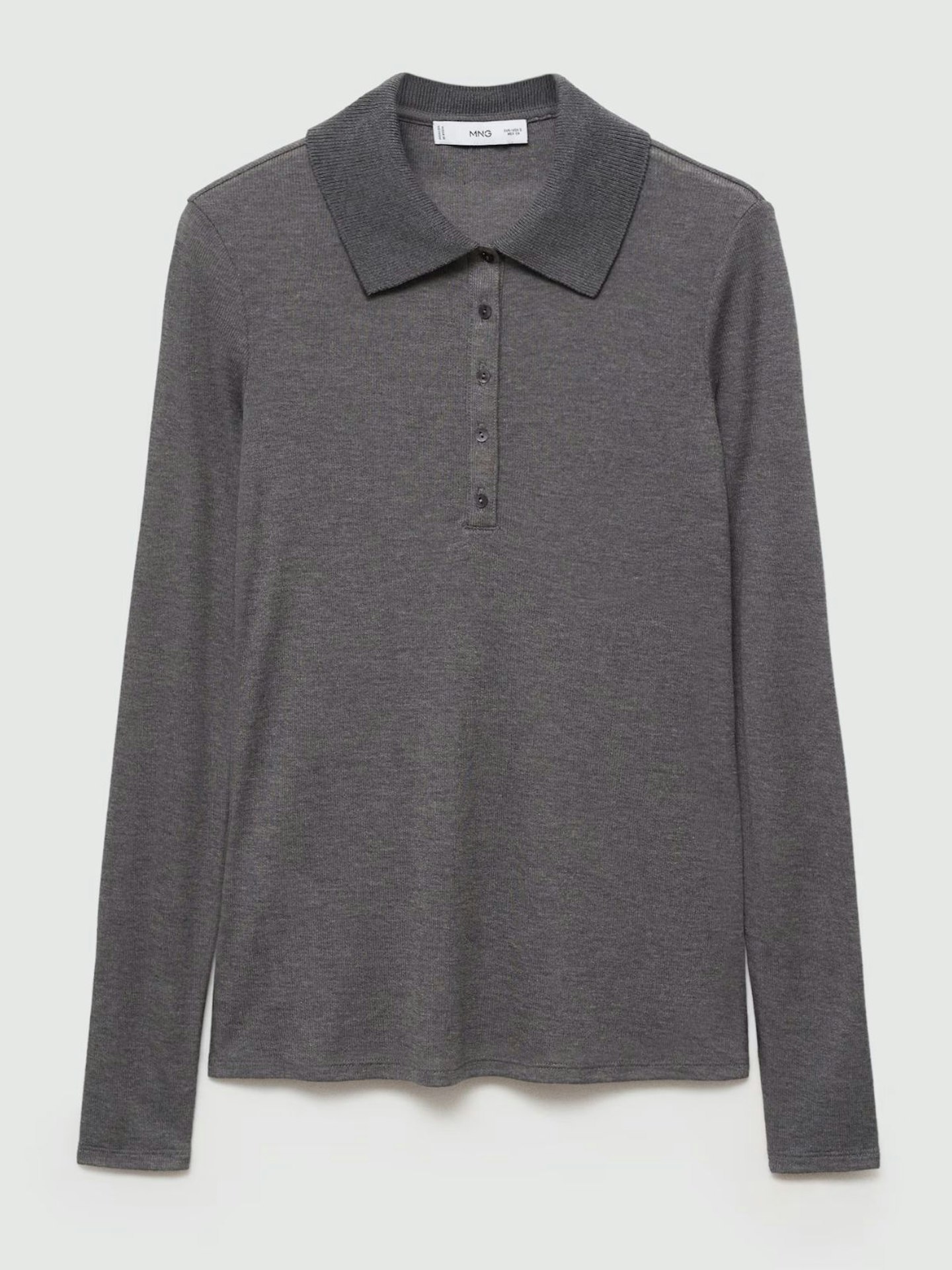 Mango, Button-Down Collar Polo Shirt