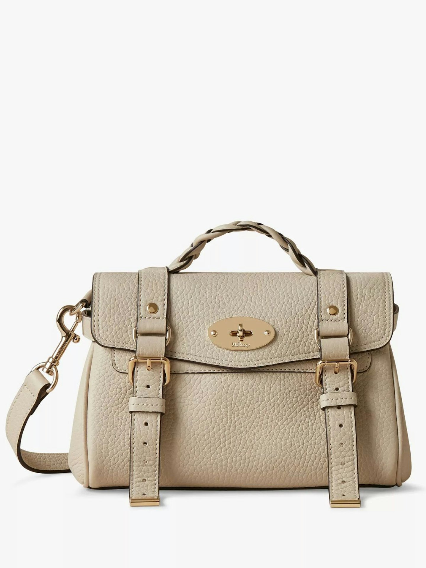 Mini Alexa Heavy Grain Leather Cross Body Bag