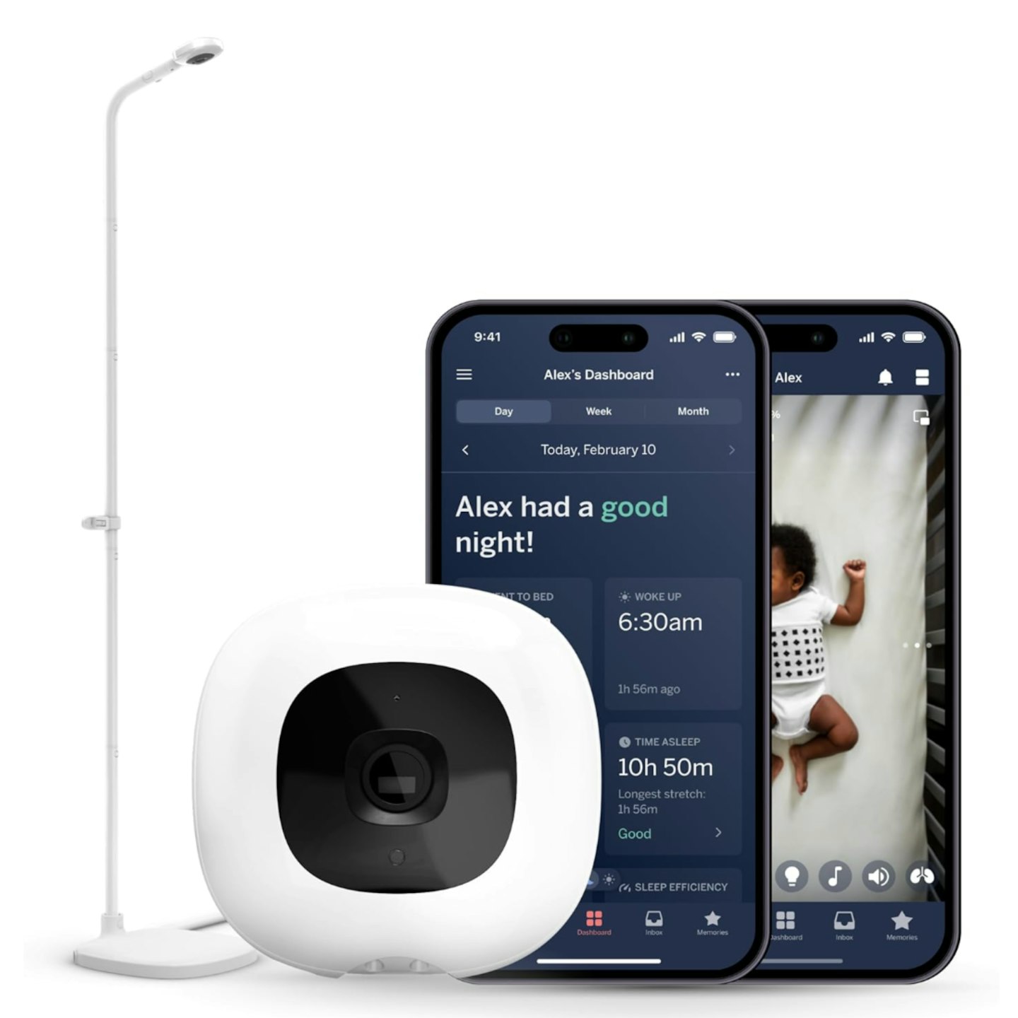 Nanit Pro Smart Baby Monitor And 2nd Gen and Floor Stand