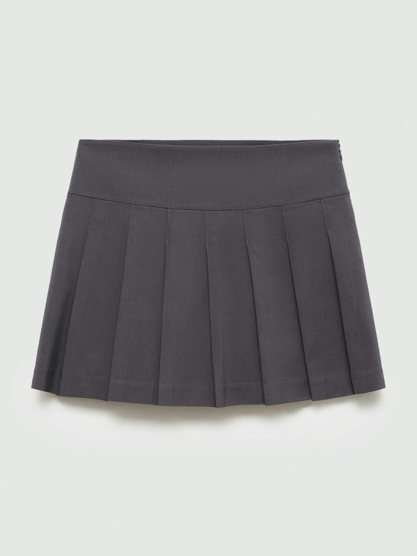 Pleated Mini-Skirt