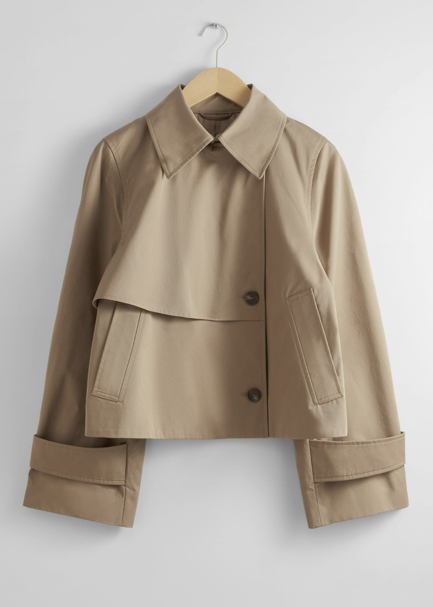 & Other Stories Short Trench Coat Jacket