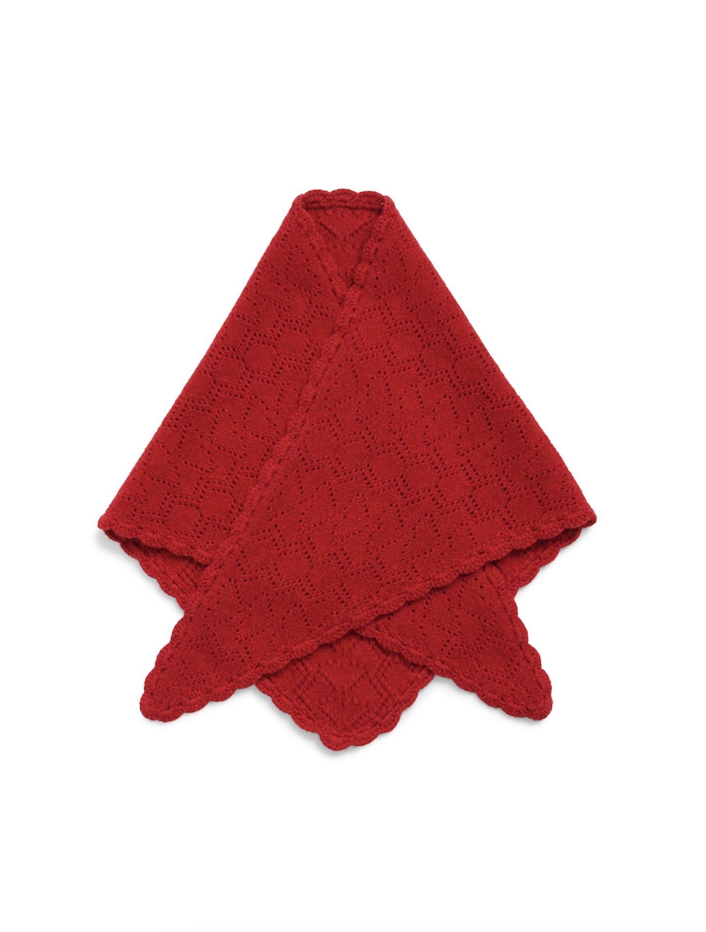 Shrimps x Reformation Royal Regenerative Wool Head Scarf