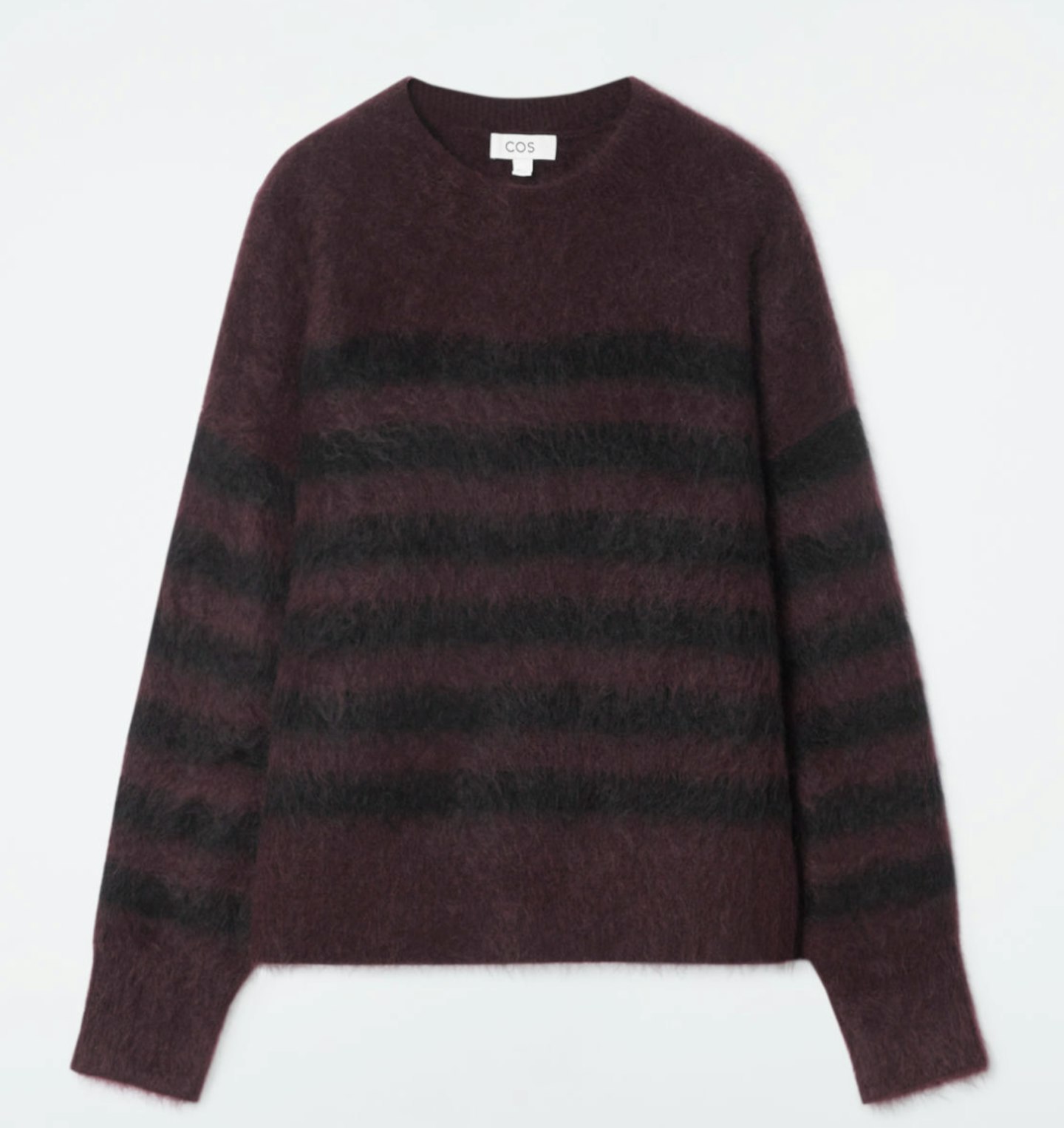 Cos, Striped Mohair Brushed Jumper