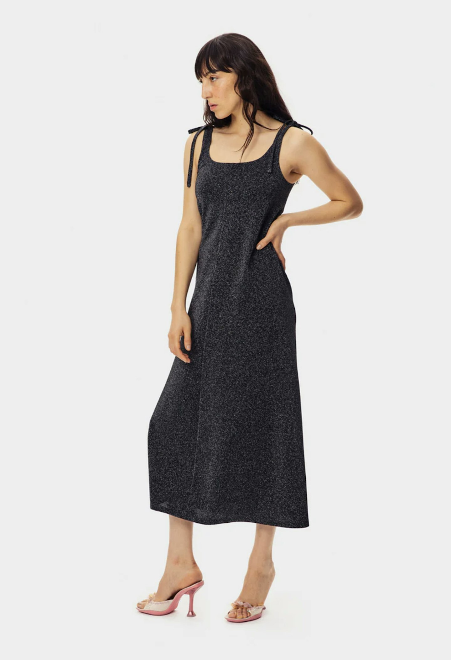 Sleeper lurex dress