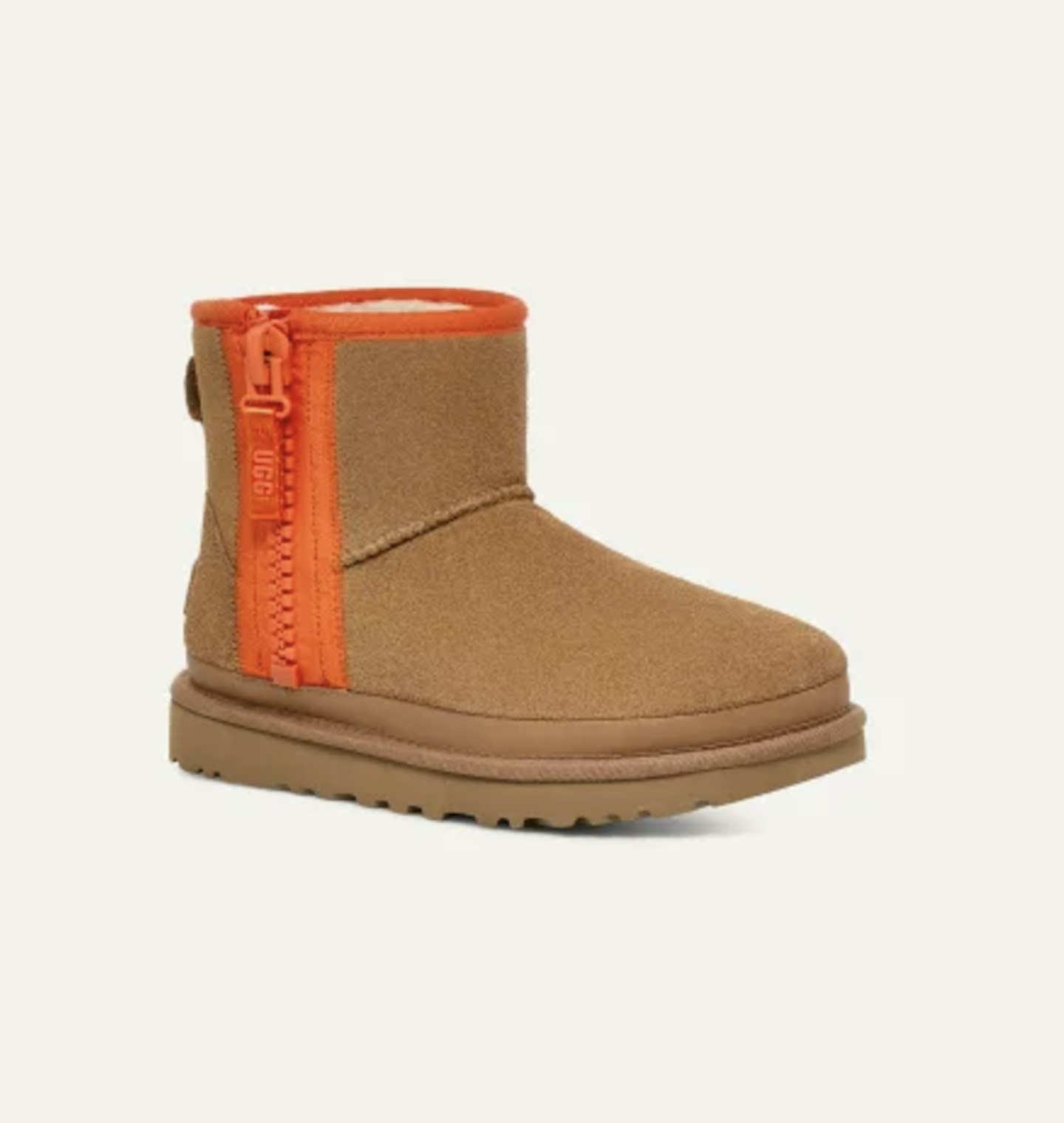 Ugg Women's Classic Mini Zipper Tape Logo Boot