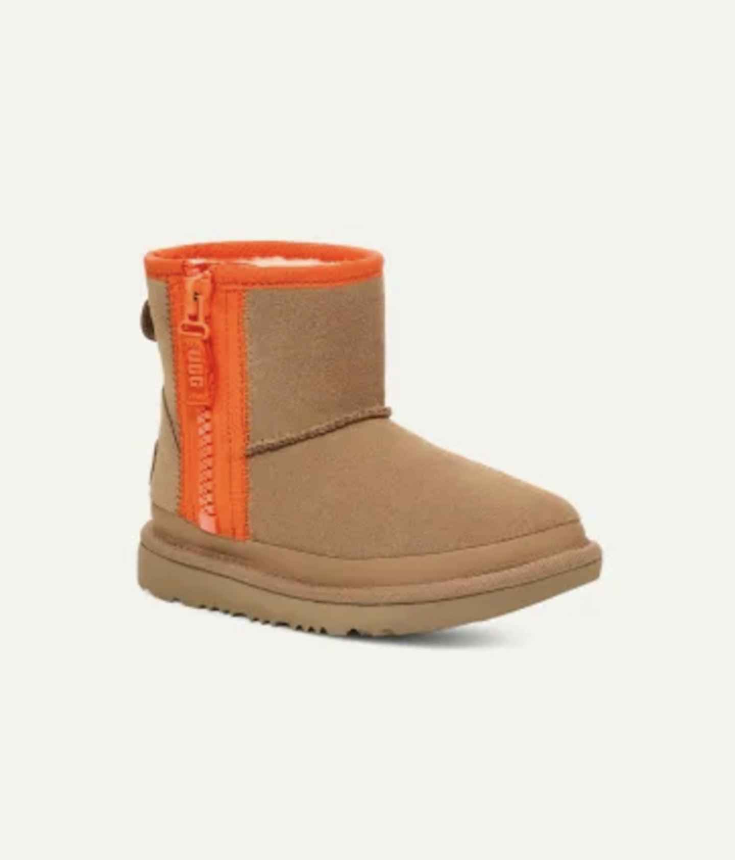 Ugg Kids Classic Mini Zipper Tape Logo Boot