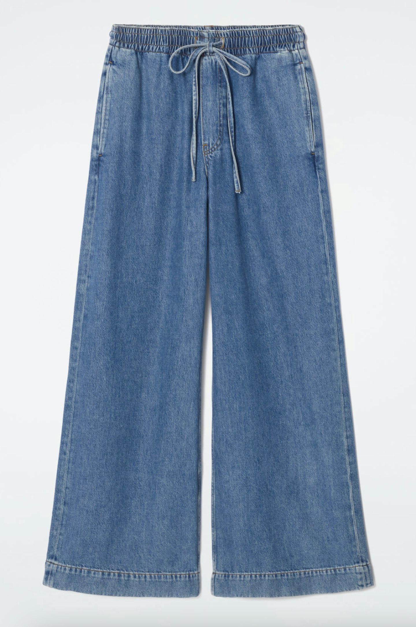 COS, Wide Leg Fluid Denim Trouser