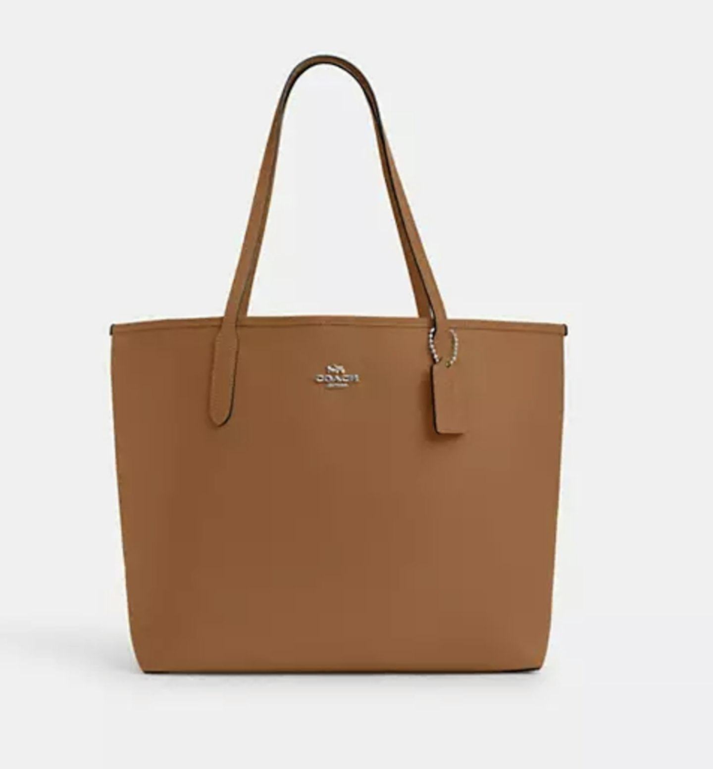 Coach brown tote bag