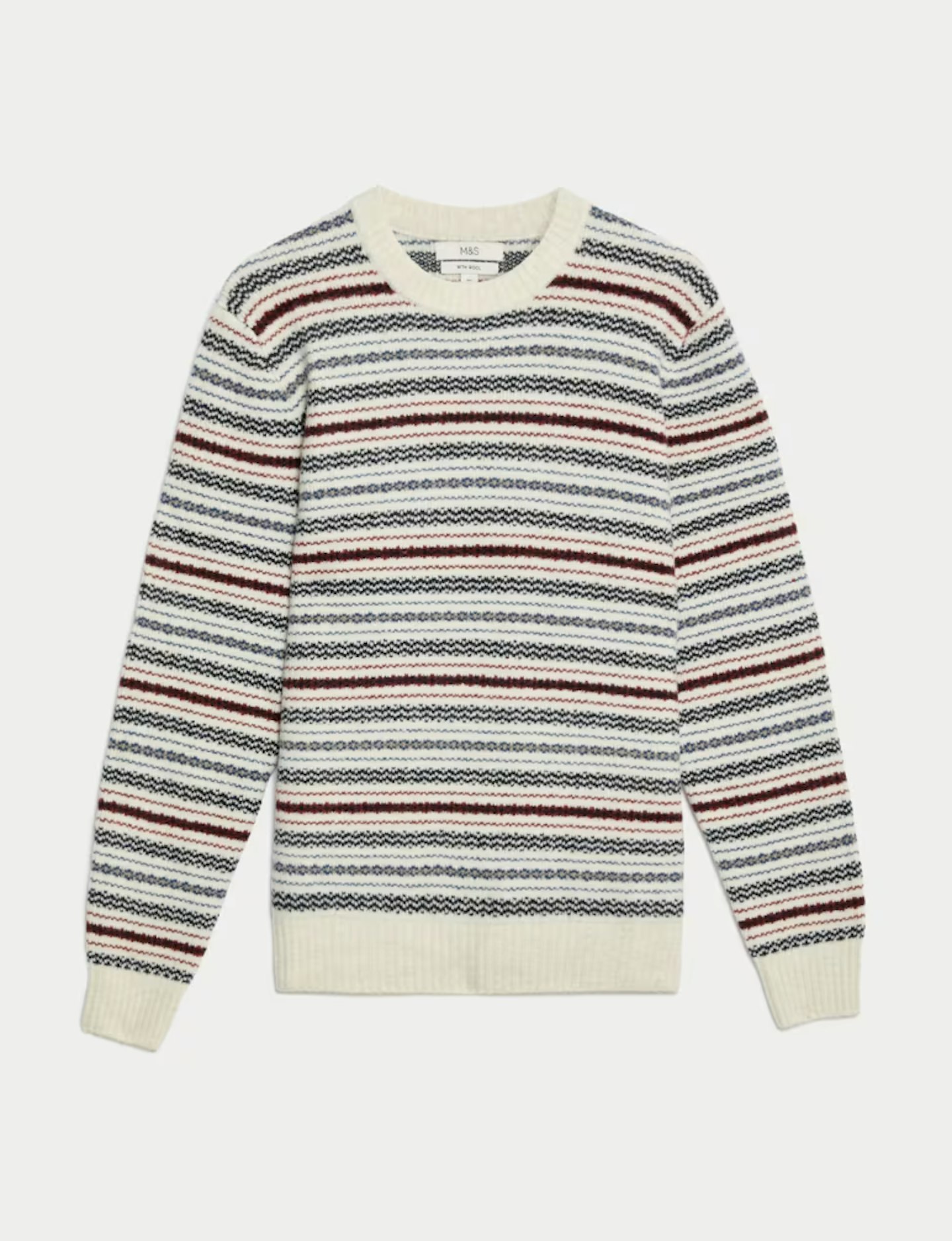 M&S, Fairisle Crew Neck Jumper