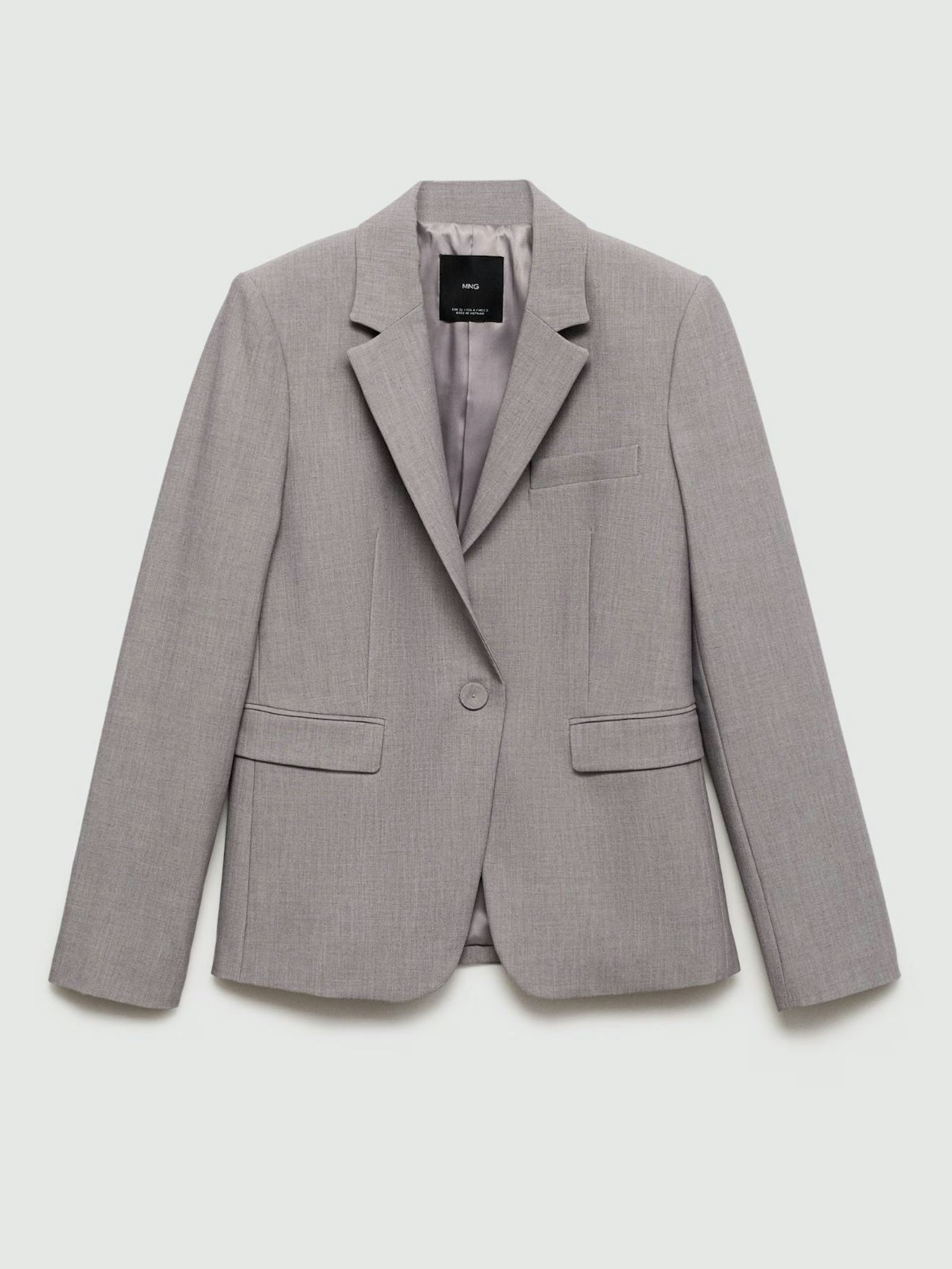 Straight-Fit Suit Jacket