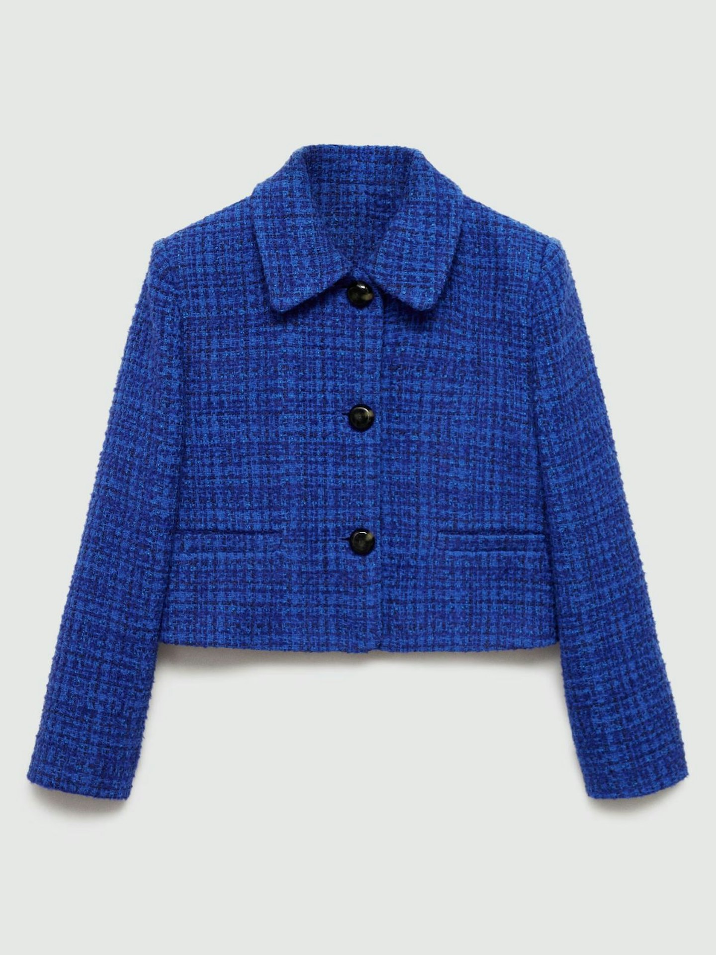 Tweed Jacket With Buttons