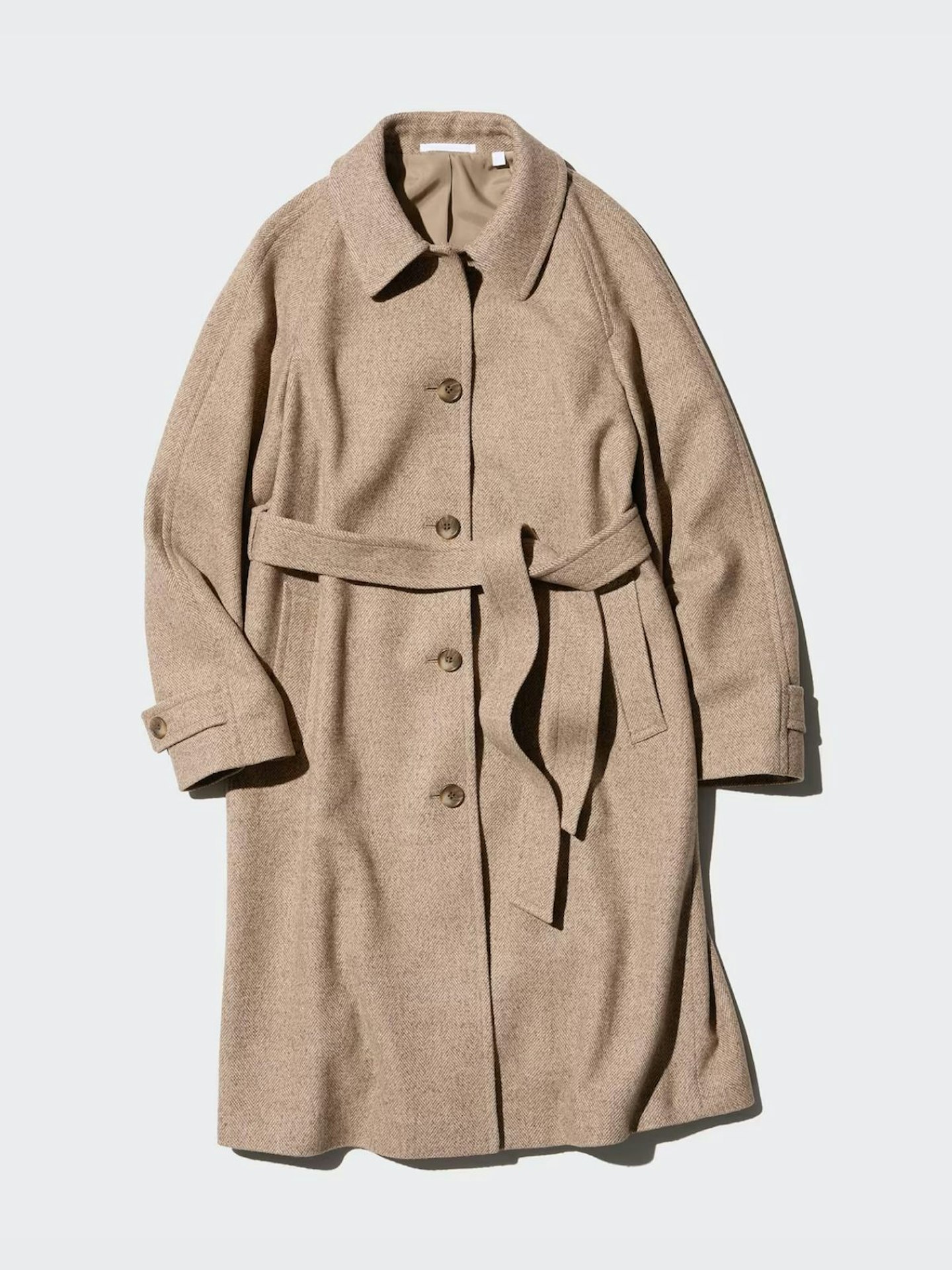 Tweed Single Collar Coat