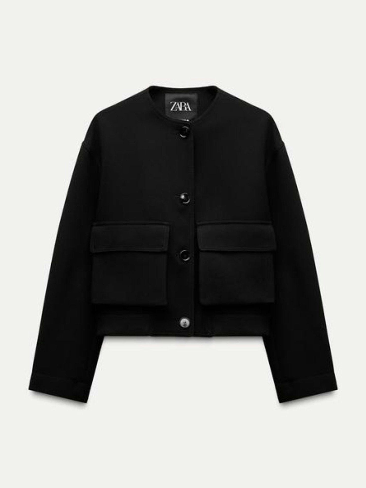 ZW Collection Bomber Jacket With Pockets