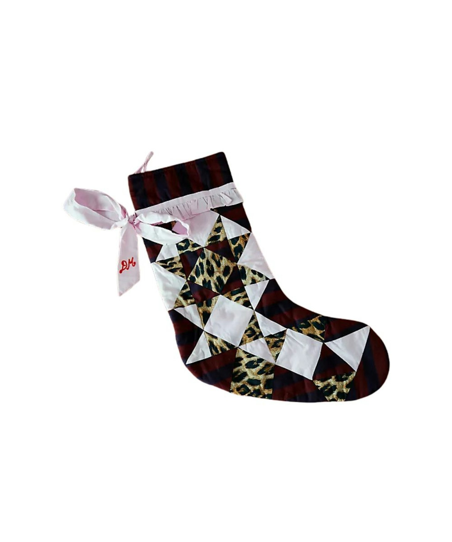 Damson Madder Leopard Print Stocking