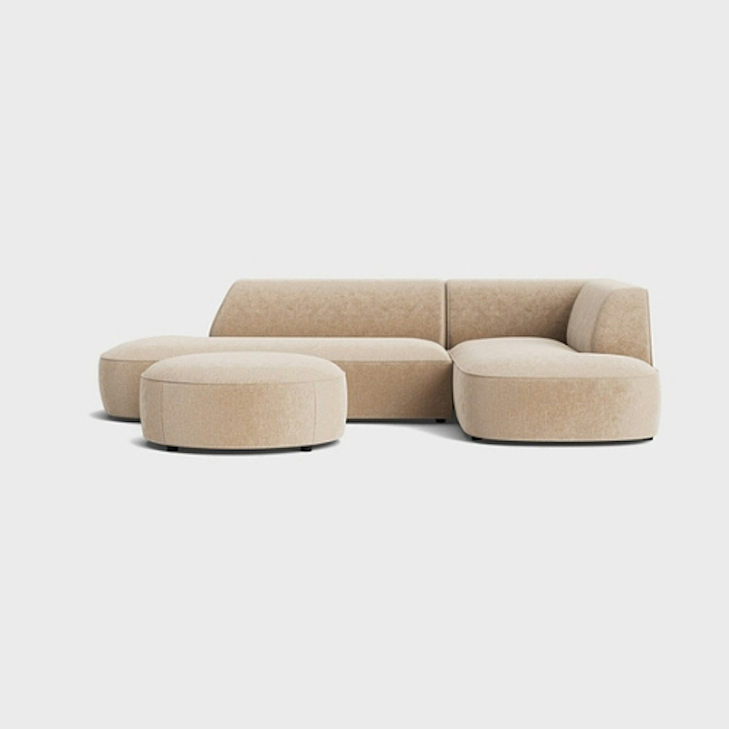 Sofa Club Holborn Right Corner Footstool Set