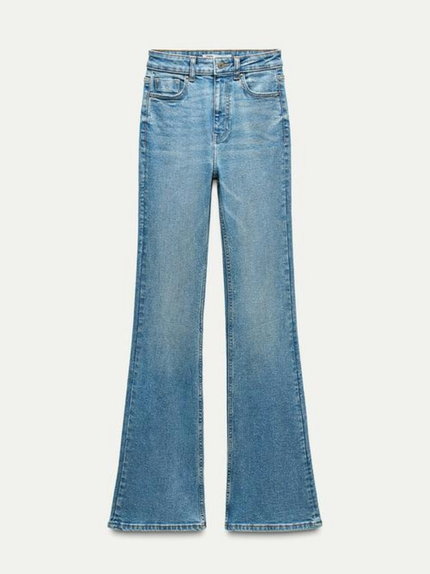 Zara, Z1975 Flared High-Waist Jeans