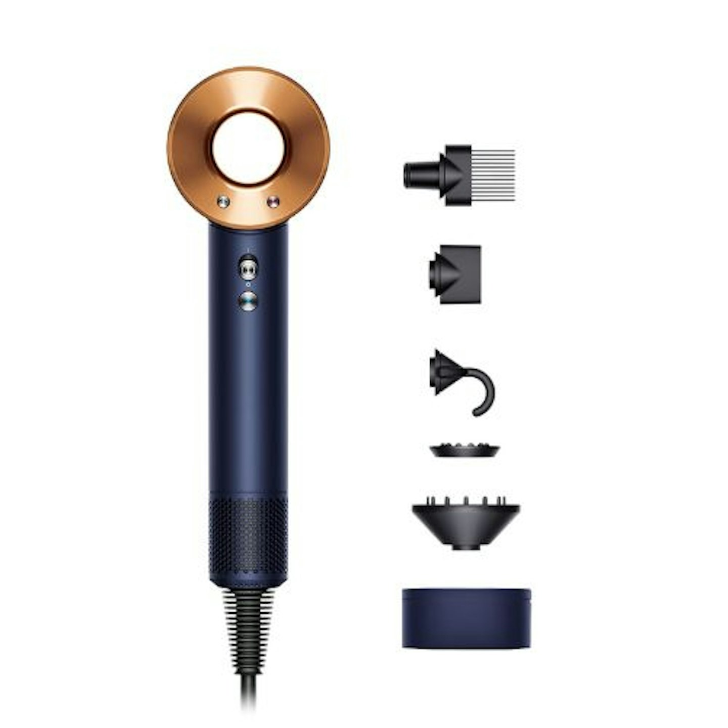 Dyson Supersonic™ Hair Dryer In Prussian Blue And Rich Copper
