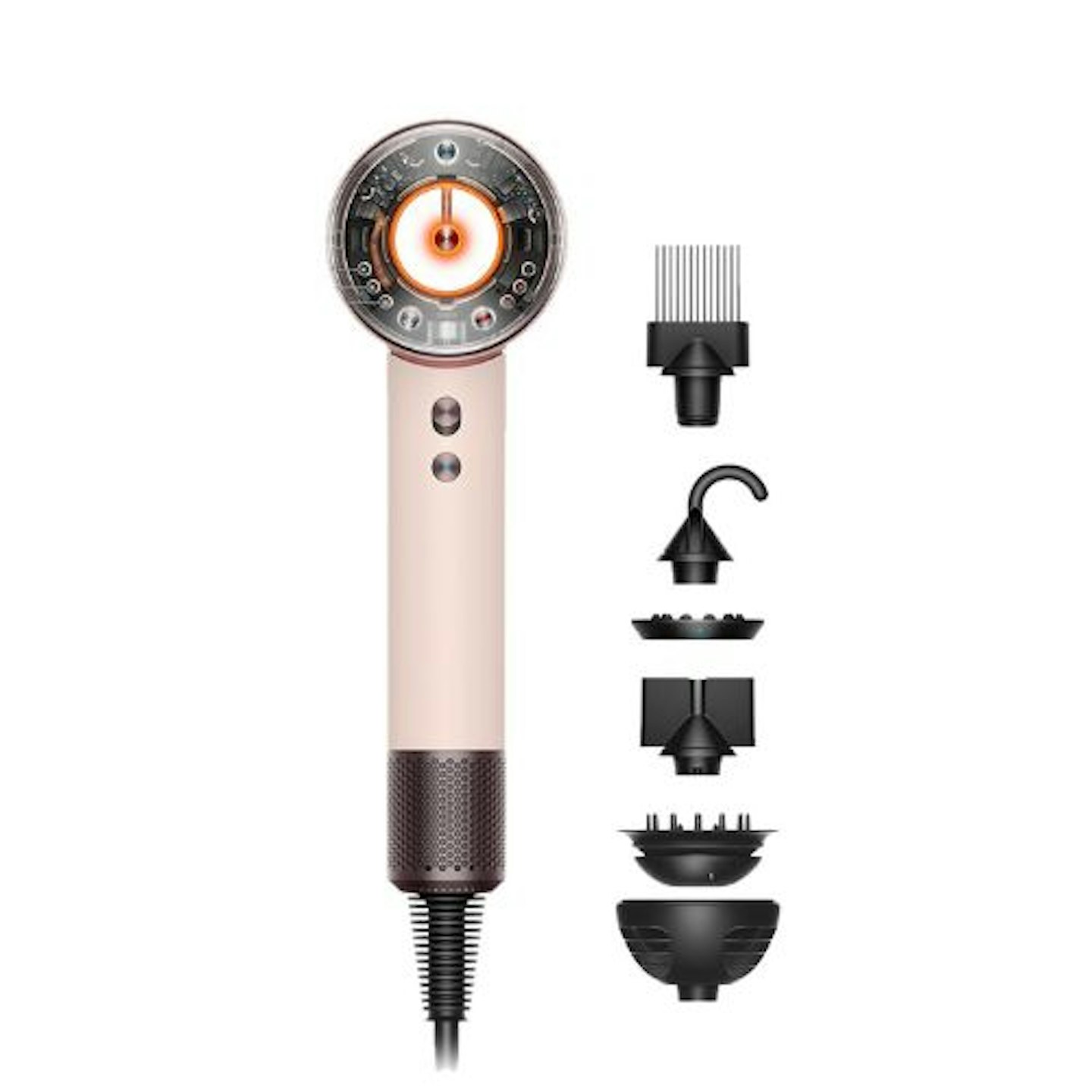 Dyson Supersonic Nural™ Hair Dryer Curly To Coily In Ceramic Pink And Rose Gold