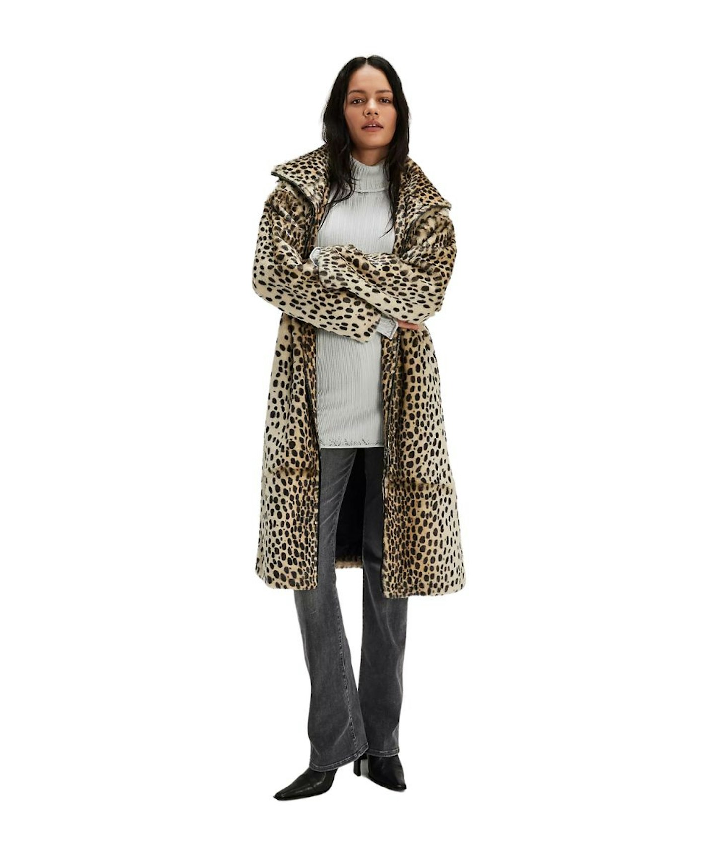 Free People Lana Leopard Duster