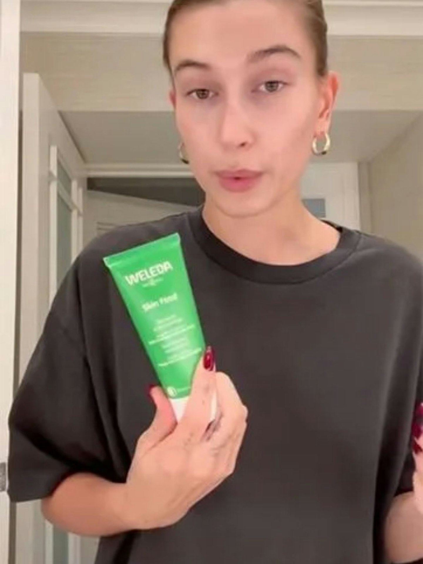 Hailey Bieber Weleda Skin Food