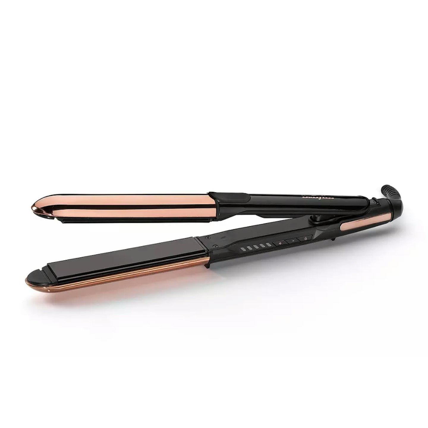 rose gold babyliss hair straighteners