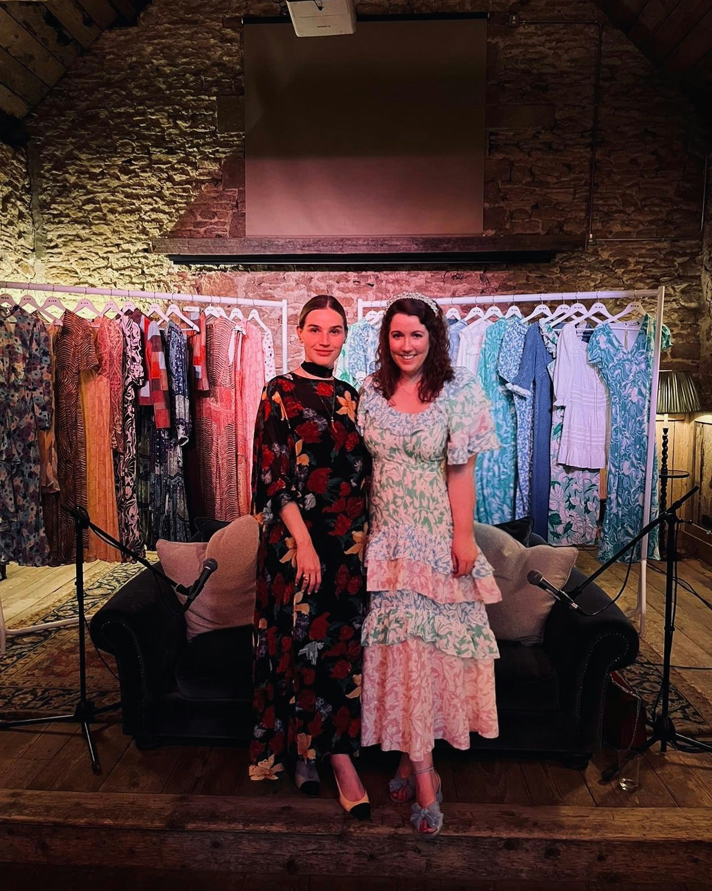 (L-R) Henrietta Rix with Hannah Banks-Walker