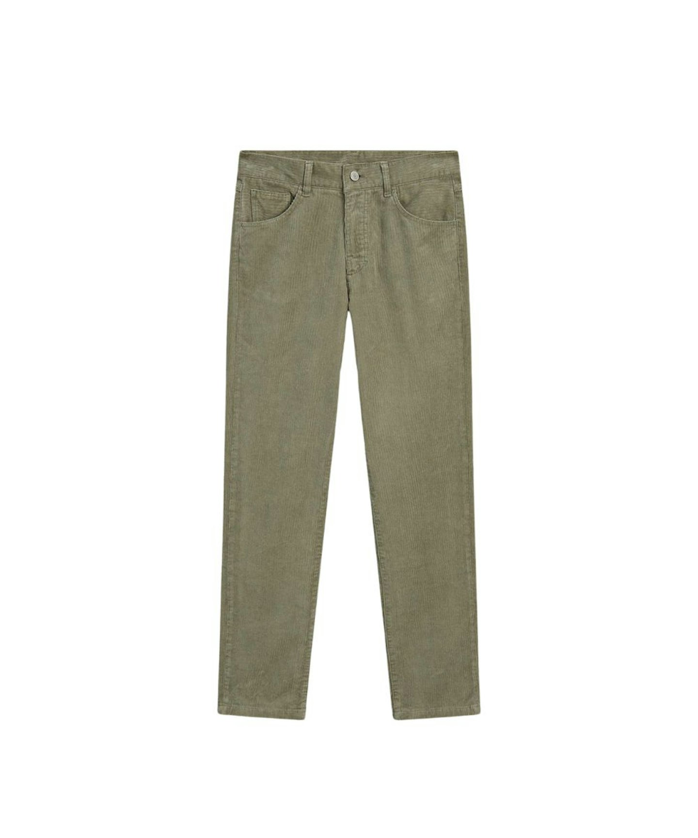 Massimo Dutti Straight Leg Corduroy Trousers