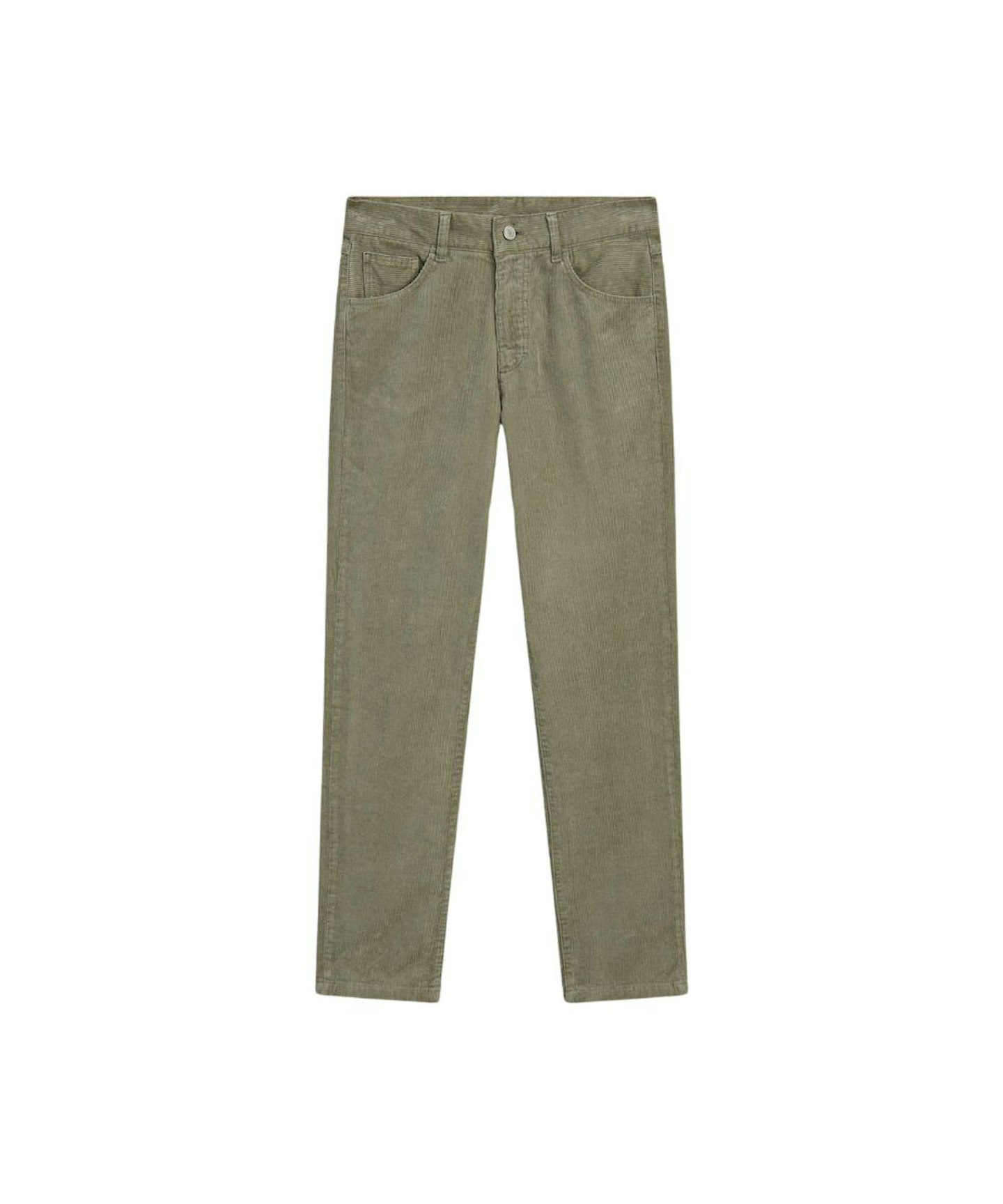 Massimo Dutti, Straight Leg Corduroy Trousers 