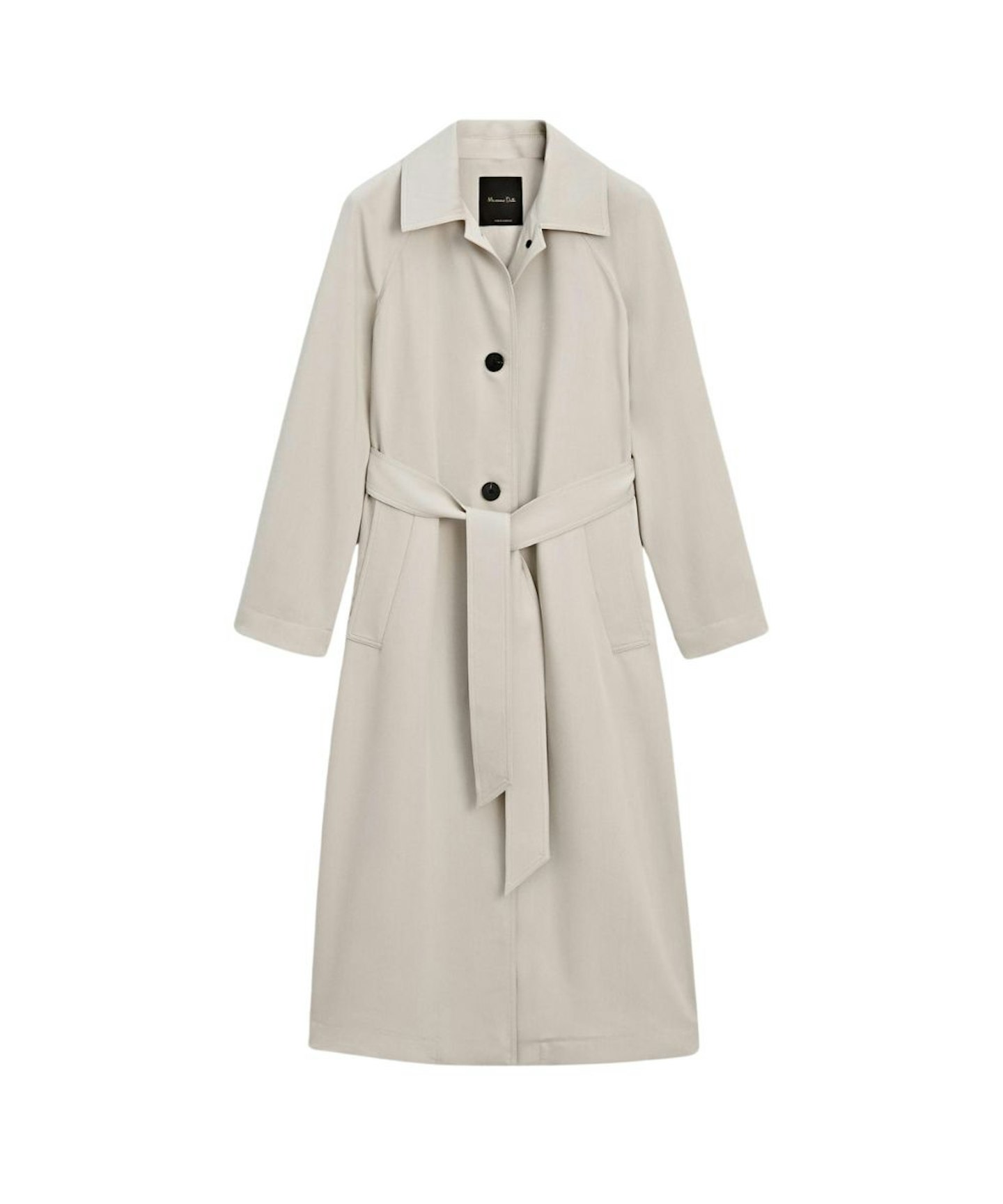 Massimo Dutti Long Flowing Trench Coat