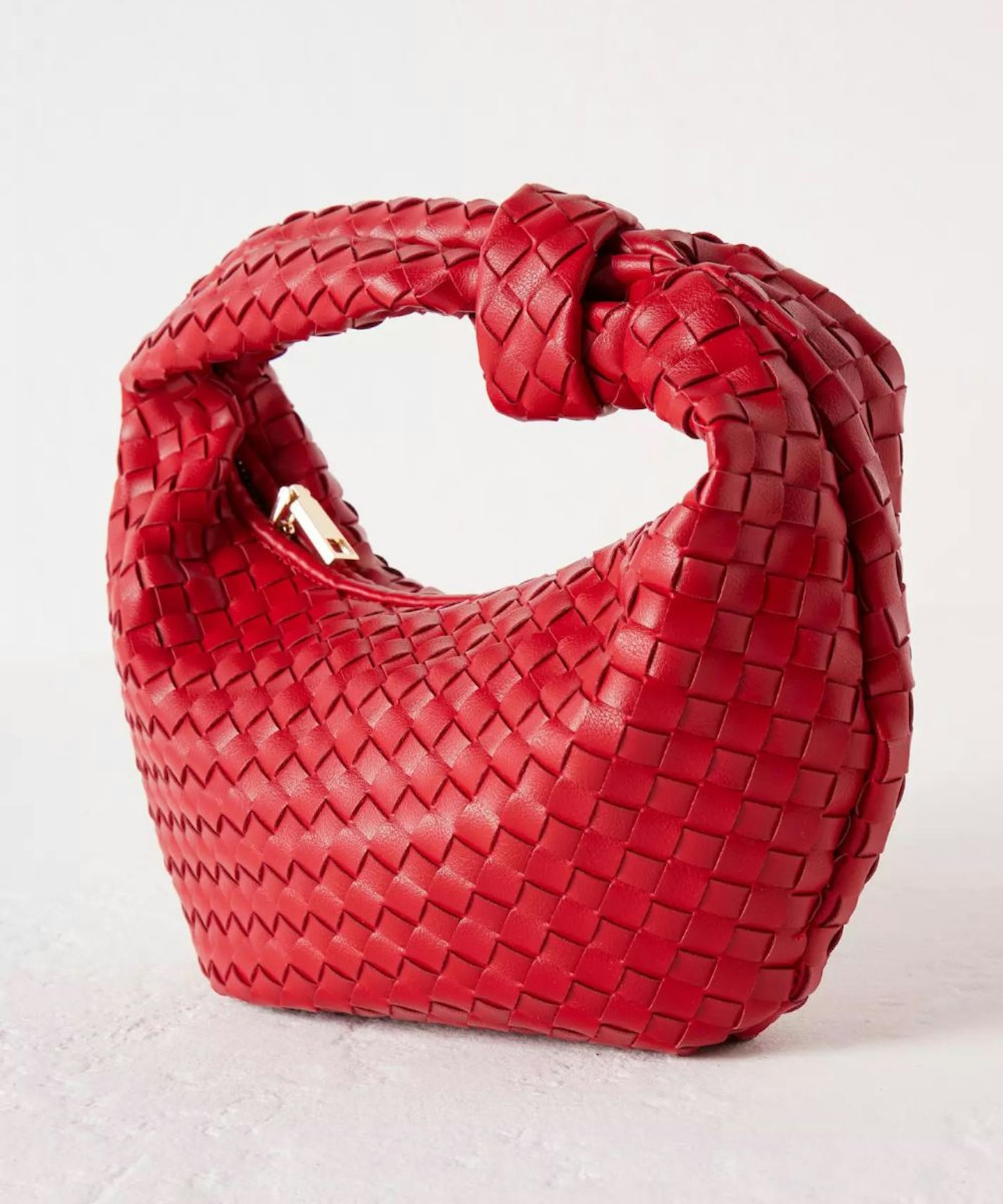 Melie Bianco Larissa Woven Faux-Leather Shoulder Bag