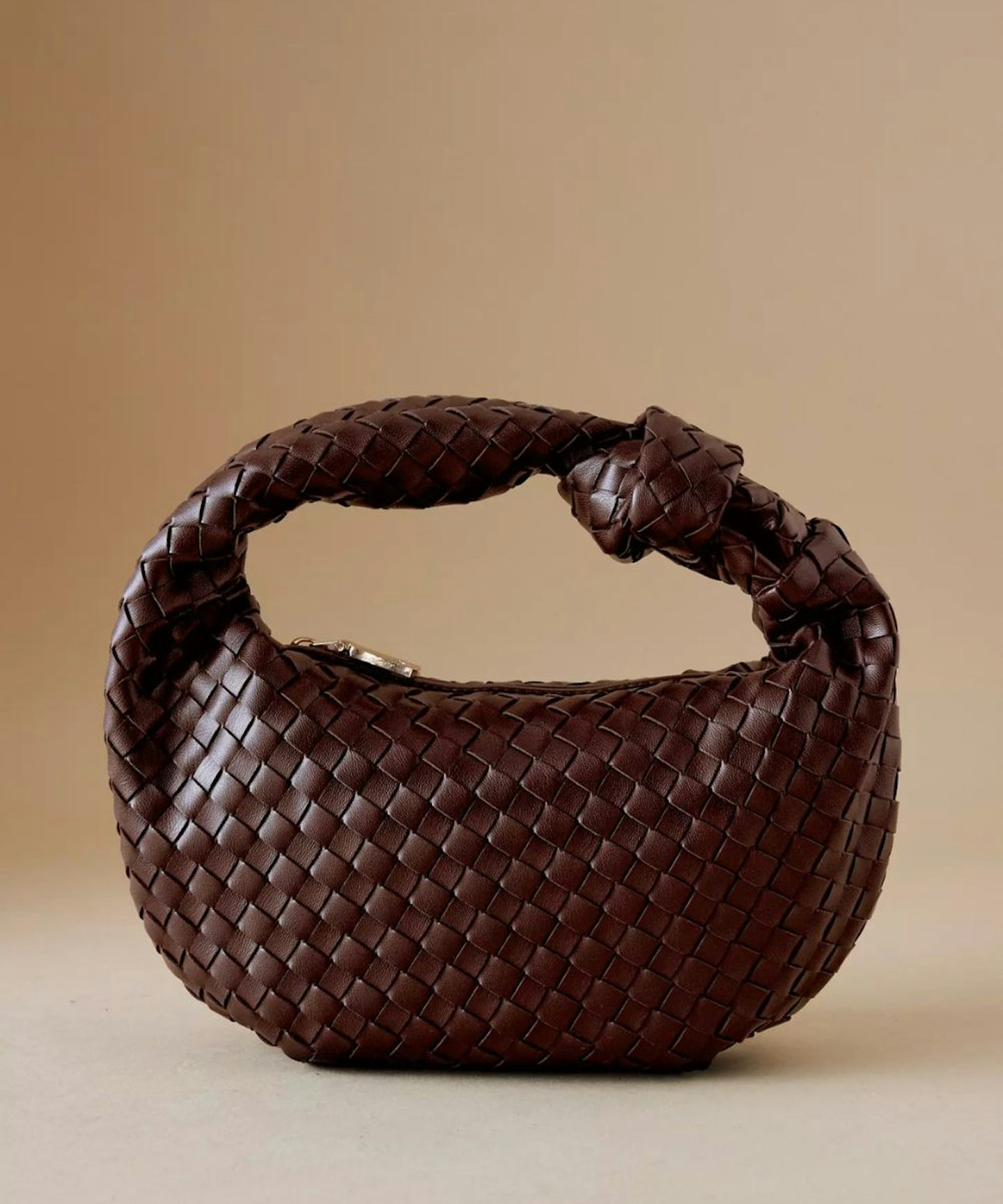 Melie Bianco Larissa Woven Faux-Leather Shoulder Bag