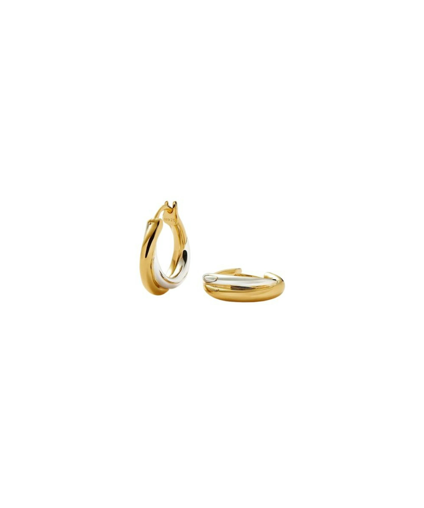 Missoma Lucy Williams Chunky Entwine Small Hoop Earrings