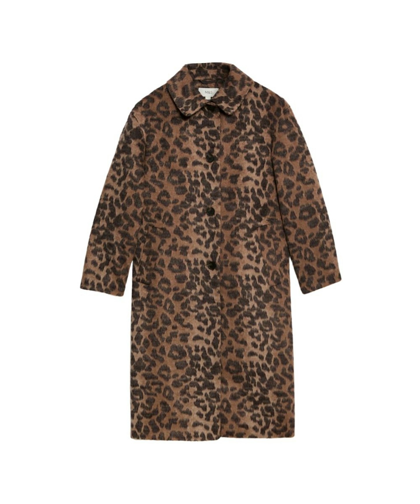 Marks & Spencer Animal Print Longline Coat 