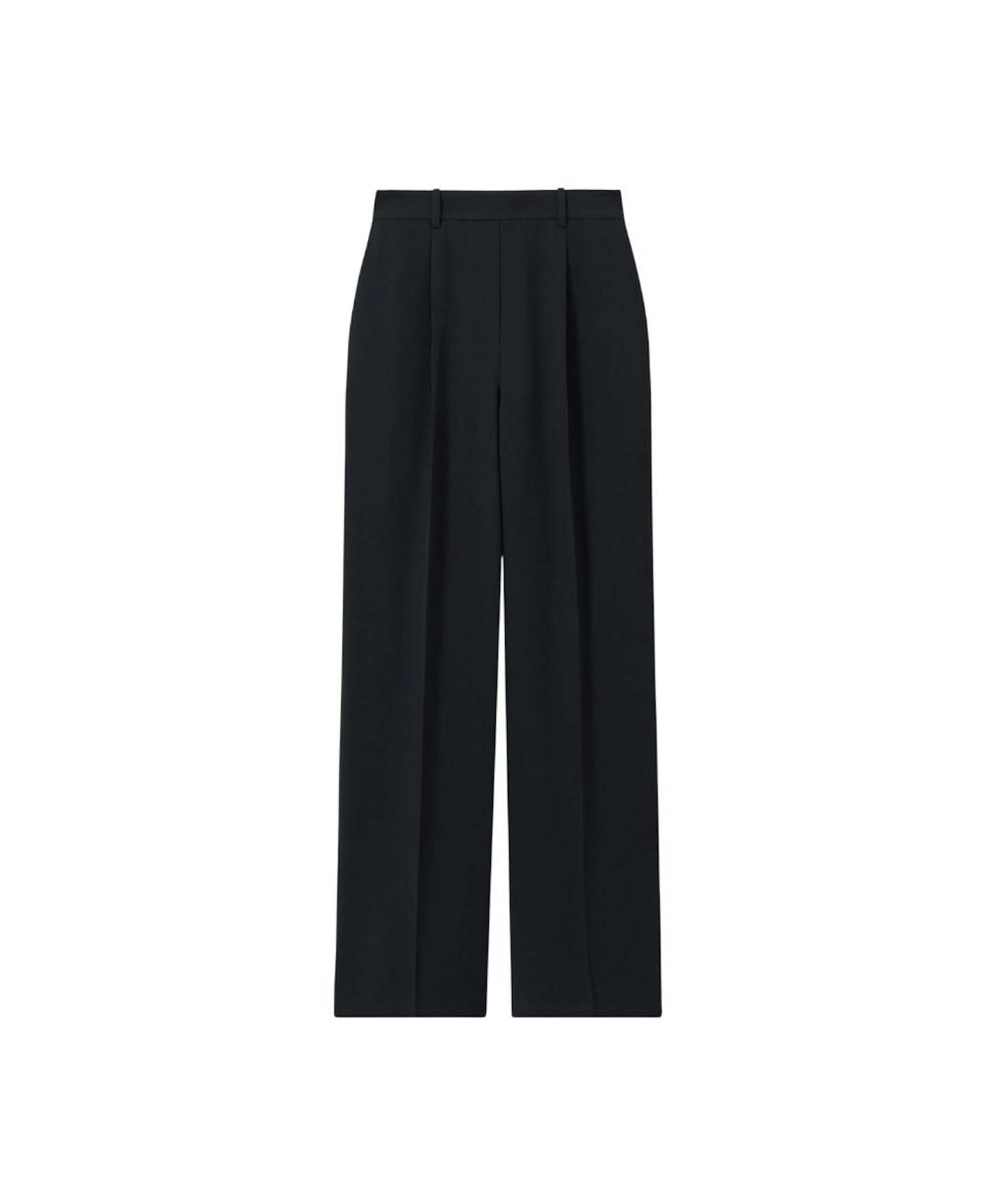 Eden Wide-Leg Twill Trousers