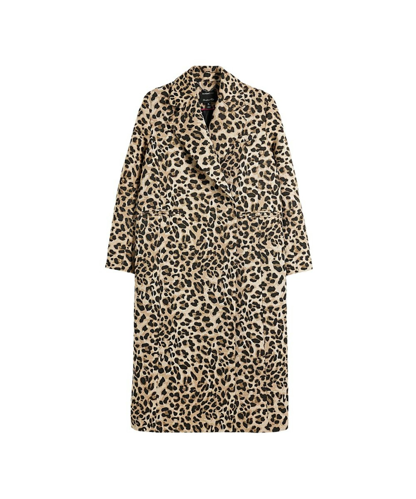 River Island Leopard print Jacquard Coat