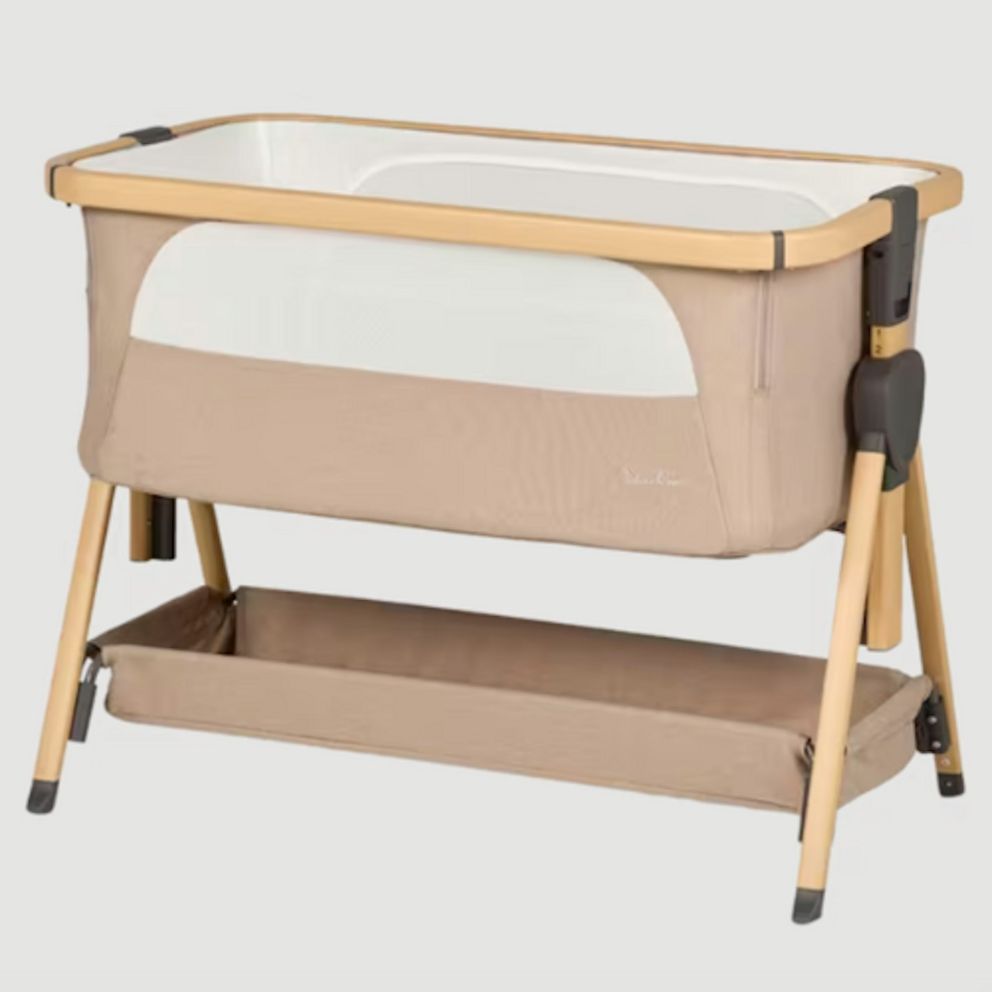 Silver Cross Lunar Bedside Crib 